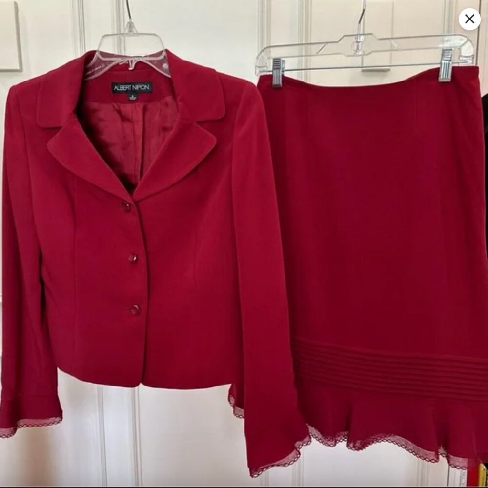 NWT Albert Nipon Blazer and Skirt Size 8